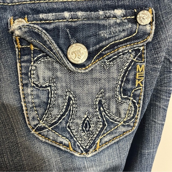 Women’s Mek Denim Kingston Bootcut Western Embroidered Jeans Denim Size 25 X 32 - Picture 11 of 15